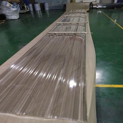 China Greenhouse Clear Transparent Polycarbonate Eco - Friendly / Waterproof / Non - Toxic Corrugated Polycarbonate Boards for sale