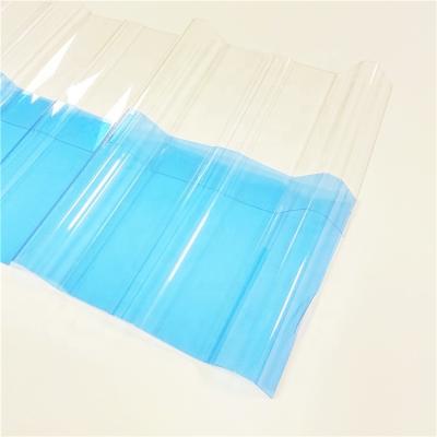 China Eco - Friendly / Waterproof / Non - Toxic Curved Polycarbonate PC Panel Roofing Sheets for sale