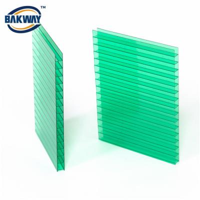 China eco-friendly lexan color cavity hollow polycarbonate sheet board for roofing sheet for sale