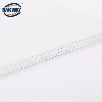 China Eco-friendly UV Honeycomb Hollow Polycarbonate Honeycomb Sheet For Greenhouse Roofing for sale