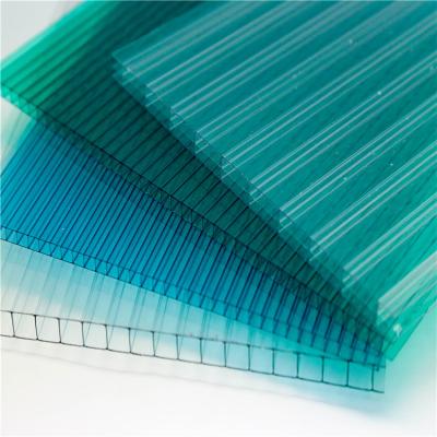 China Eco-friendly UV Honeycomb Hollow Polycarbonate Honeycomb Sheet For Greenhouse Roofing for sale