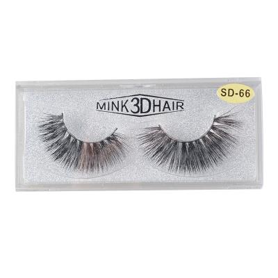 China Natural Long In Stock Cheap Wholesale High Grade Soft Natural Fluffy Soft 3D False Eyelashes Handmade Custom Made False Eyelashes for sale