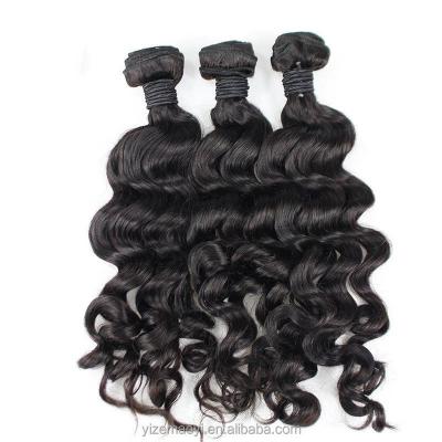 China 12A Water Wave Color Natural Loose Curly Allure Roman Remy Human Hair Bundles for sale