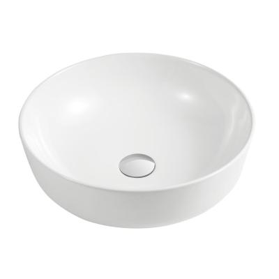 China Cheap Price Wash Basin Round Shape Porcelain Easy Clean Cheap Hand Basin For Home Hotel for sale