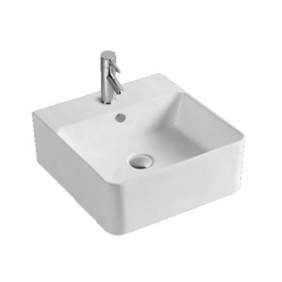 China Lavabo de Chaozhou factory direct sales easy clean western style white washbasin good quality bathroom sink sink for sale