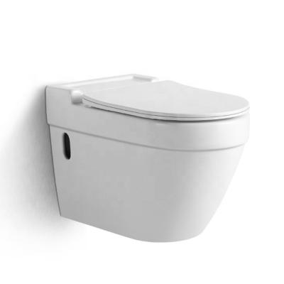 China Hot Selling Luxury European Ceramic Matte Cistern New Style Bathroom Concealed Toilet P Trap WC Concealed Toilet for sale