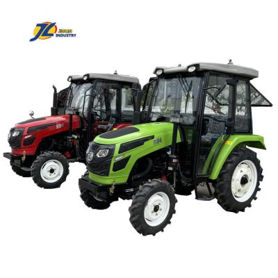 China Construction material shops W JIULIN 30hp 35hp 40hp 2wd 4wd 4x4 small mini tractor farm traktor tractors for agriculture, rotary tiller and backhoe for sale