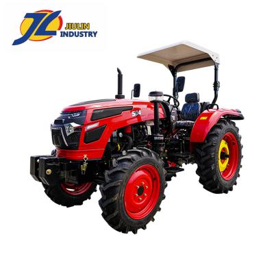 China Cultivate China New Mini Farm Tractor 30HP 40HP 50HP 60HP 70HP Garden Tractor, 3 point medium duty farm tractor offset with plow for sale for sale