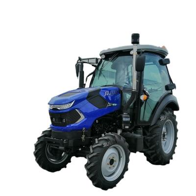 China Farms JIULIN hot sale high grade 50hp farm tractors with front end loader BACKHOE and other agriculture machine for sale