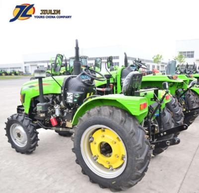 China Machinery Repair Shops China JIULIN Tractor 30HP 35HP Mini Small Farm Tractor With 4 In 1 Front End Loader for sale