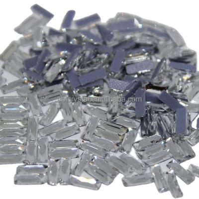 China Wholesale Flatback Hot Fix Rhinestones Rectangle Crystal Crystal For Hot Fix Patterns for sale