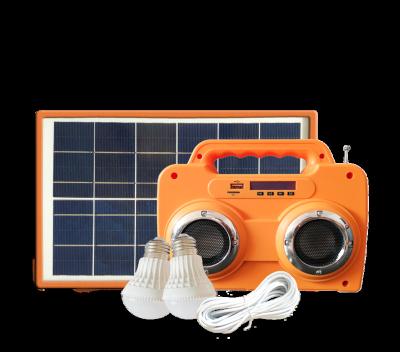 China Mini Home Portable DC House Lighting System With Solar Panel And Lights for sale