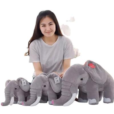 China Newest Custom Plush Jungle Animal Toys Elephant Giraffe Soft Plush Toy Stuffed Elephant for sale