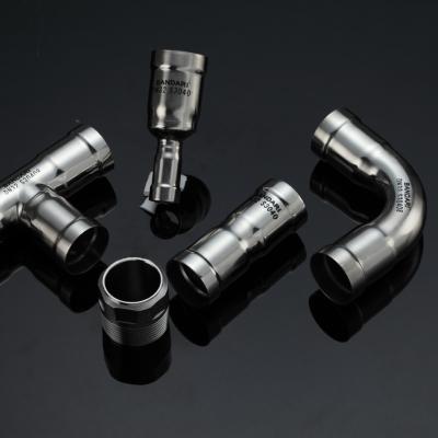 China Stainless Steel Pipe 304 or 316 Stainless Steel Construction Stainless Pipe Fittings for sale