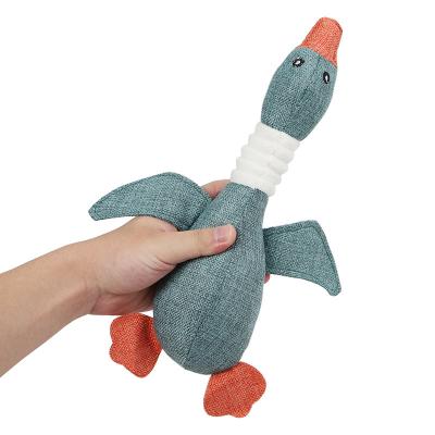 China Viable Dog Toys for Chewers Strong Aggressive Indestructible Breed Little and Squeaky Goose for Small Medium Dogs for sale