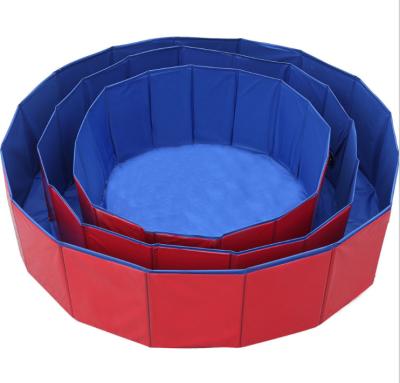 China Viable Collapsible Bath Foldable Pool Dog Pet Dog Pet Pool Bathing Tub Kiddie Pool for Dogs Cats and Kids for sale