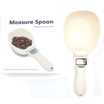 China Viable Food Tools Scoop Electronic Pet Dog Food Measuring Accurate Measuring Cup Cat Digital Scale Spoon Detachable with LCD Display for sale