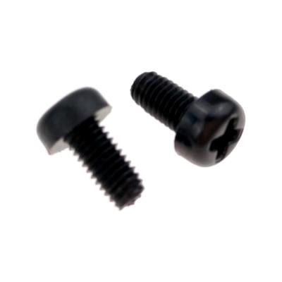 China Phillips Round Head Black Nylon Screws Tie M6 Wires For Electronics for sale