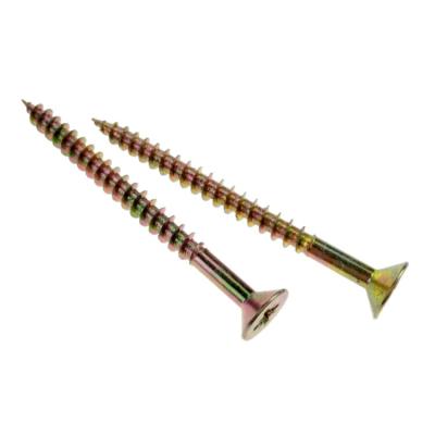 China Steel Cross Countersunk Chipboard Head Screw For Wood Plastic Fastening Standard 5 Mm Threads for sale