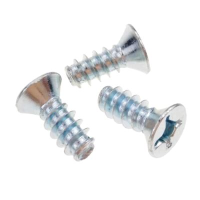 China CSK Steel Head Cross Recessed Euro Screws For Furniture 4.8 Mm Fastener for sale