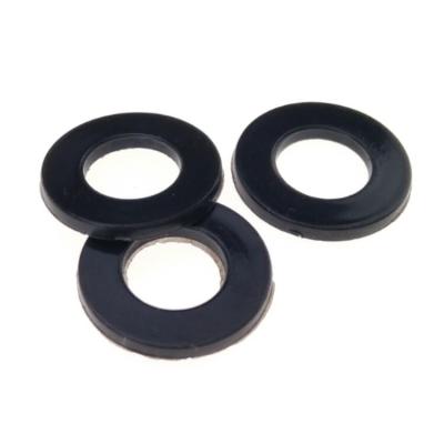 China PA Black Plastic Nylon Single Joints For Assemble Standard DIN 125 M6 Bolt Nuts for sale