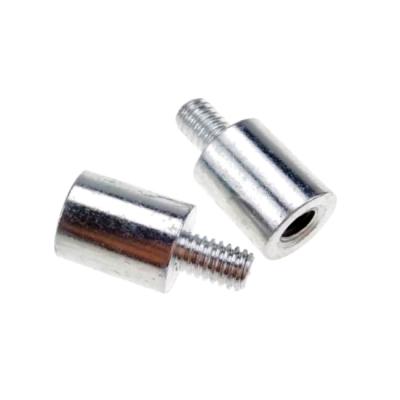 China Carbon Steel Metal Round Steel Spacers Male Female Threads Galvanized Fasteners M3 for sale