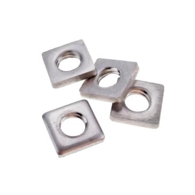 China Custom Thin A2-70 Stainless Steel Square Nuts For M5 Screws , Standard DIN 562 Fastener for sale