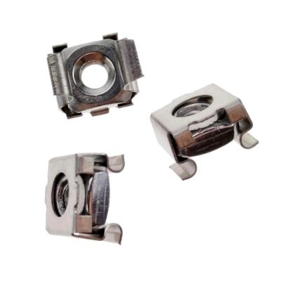 China Stainless Steel M8 Stainless Steel Cage Nuts For Service Racks Captive Fastener Clip Nuts for sale