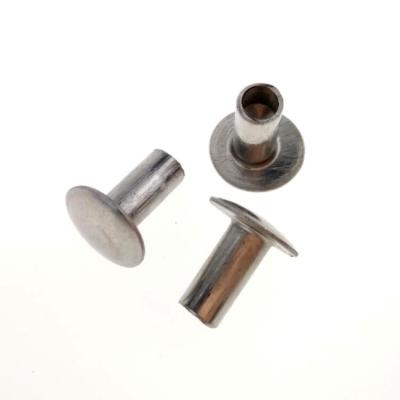 China Semi Tubular Steel Button Head Rivets Fastener DIN 6791 4 X 15 Steel Galvanized Standard for sale