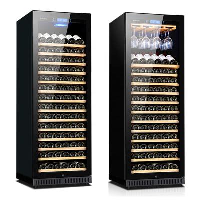 China Rv 160 Bottles Chiller Wine Cabinets Storage Wine Cellar Air Conditioner for sale