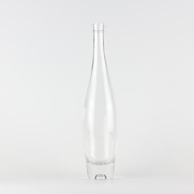 China Wholesale Beverage Model 7008 Flint Top Grade Quality Liquor Cork Extra Glass Bottle for sale