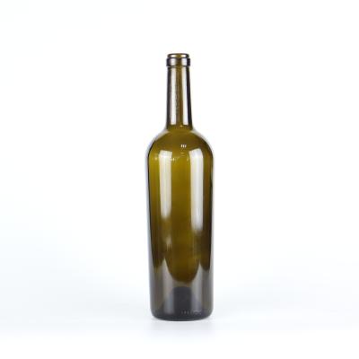 China Good Quality Cheap Price 750ml 650g Weight Cork Finish Bottle Of Red Wine Beverage for sale