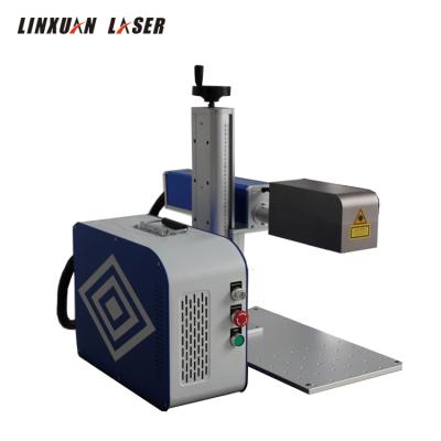 China Laser Marking Mopa Laser Machine 3D Head Laser Marking Fiber Engraving 3D 50W 3D Deep Engraving Machine for sale