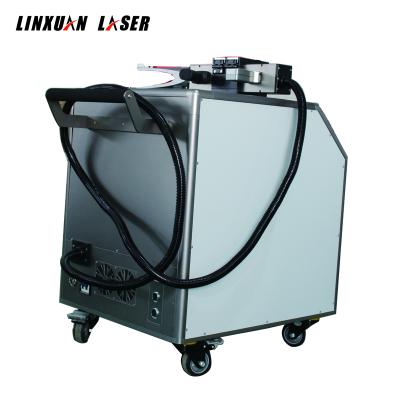 China Stainless Steel 100W Raycus Fiber Laser Machine Metal Rust Removal Cleaning Machine With Ce for sale