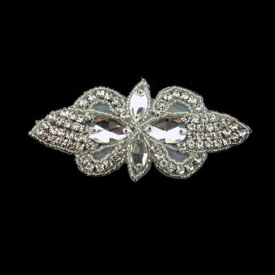 China Handmade Rhinestone Crystal Trims Sew On Or Iron On Applique For DIY Garter Bridal Headwear Shoes Accessories for sale