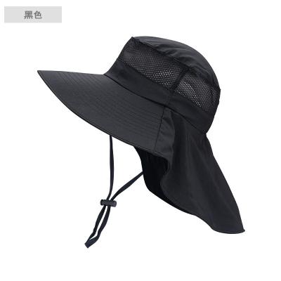 China Factory Wholesale Wide Brim Bucket Sun Hat Fishermen Striped Fishing Hat for sale