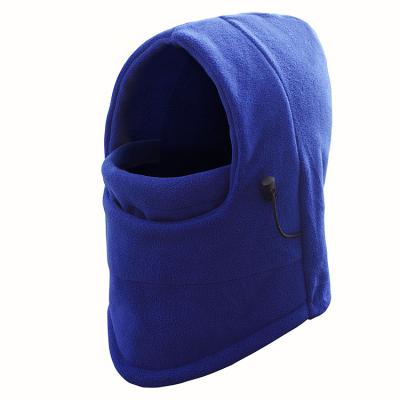 China COMMON Wholesale Warm High Quality Fleece Ski Mask Hoodie Double Layer Ski Balaclava Neck Protection for sale