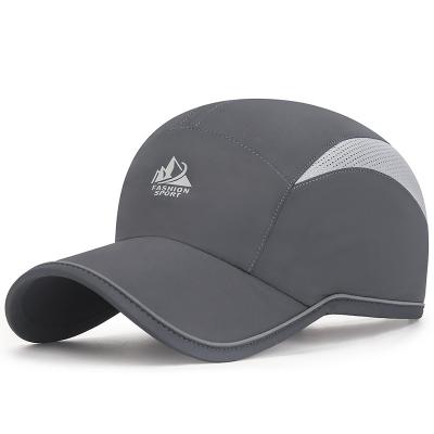 China Cheap 3D Printing Character Embroidery Mountain Golf Outdoor Dry Reflective Fit Hats Sports Running Hats for sale