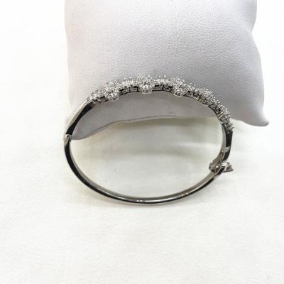 China CLASSIC AAA Zircon Stone Wedding Style Bracelets Bridal Bangles for sale