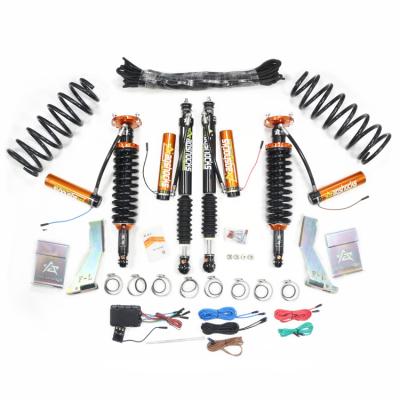 China Steel+Aluminum+Rubber LC150 Coil Over Suspension Lift Kit 4x4 Compression And Rebound Damper Adjustable Set for sale