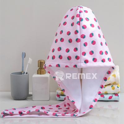 China QUICK DRY Custom Private Ultra Absorbent Microfiber Hair Turban Design Microfiber Hair Towel Quick Dry Wrap for sale