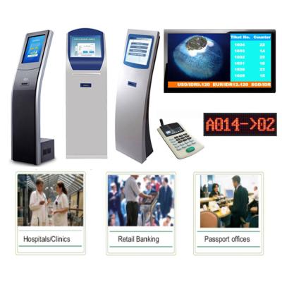 China 17 inch Infrared touch screen management banking queue system for sale