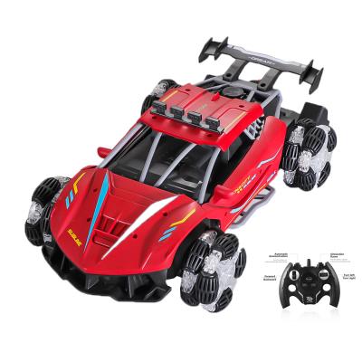 China RC Hobby Hobby Car Toys 1:12 2.4G 4CH Steering High Speed ​​Jet Remote Control RC Drift Car With Light For Kids for sale