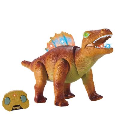 China New Model Toy Set Swing Simulated Dino Toy Infrared Ray RC Animals Dinosaur Radio Control Forward Dinosaur With Sound Light for sale