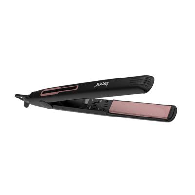 China Professional Household Hair Straightener Custom 2 Heating Settings Flat Iron Ceramic Fast Hair Straightener for sale