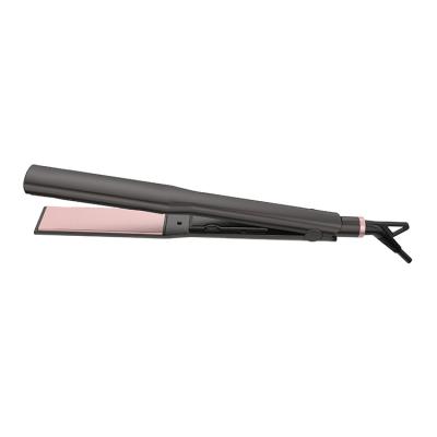 China Professional Temperature Display LCD Straightener Household Hair Flat Iron Titanium for sale