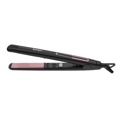 China Professional Household Hair Straightener Wholesale Flat Iron Custom Logo Hair Straightener 480 Degree Ceramic Coating for sale