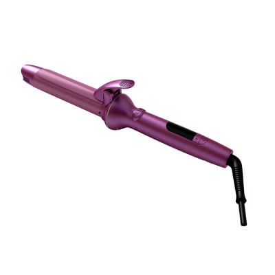 China Wholesale Salon Amazon LCD Custom Design New 360 Degree Hair Curler Ceramic Ionic Curling Iron For Hair Styling Tools for sale