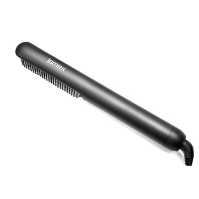 China Mini Flat Hair Straightener Brush Outdoor Comb Straightener Electric Ionic Brush for sale