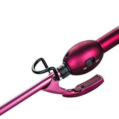 China Salon Private Label Tourmaline 9Mm Hair Curling Iron Ceramic Thin Hair Curling Iron for sale